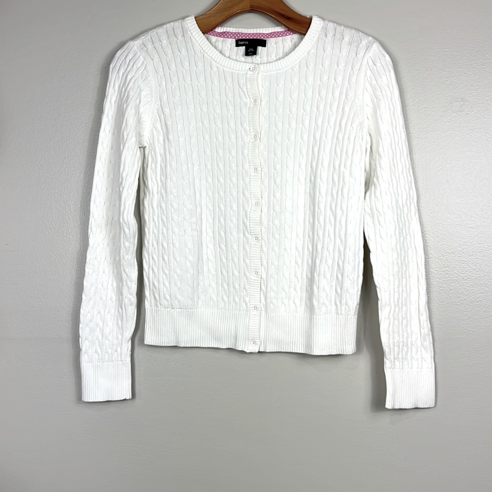 GAP KIDS girls XXL (14/16) White Sweater